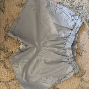 Women's Light Gray Athletic Shorts